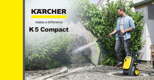 Kärcher K5 Compact – Ιδανικό για αφαίρεση ρύπων μεσαίου επιπέδου!